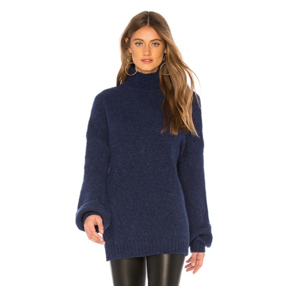 NWT Lovers & Friends navy sweater
